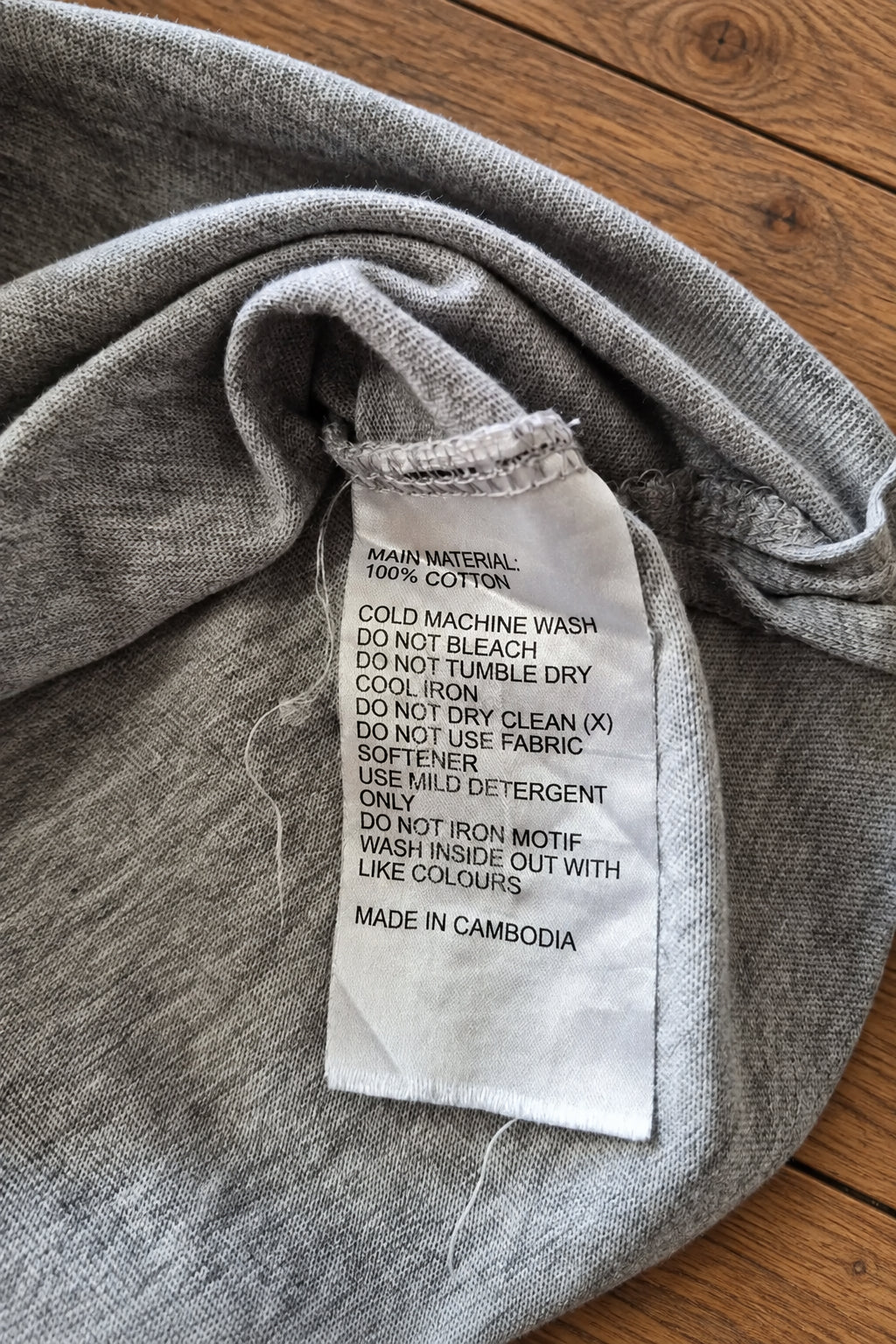 Adidas Damen Linear Logo T-Shirt in Grau Meliert – Gr. S