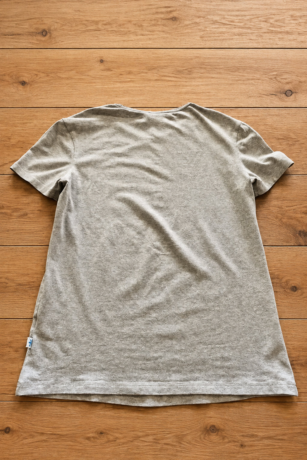Adidas Originals Damen Snake Trefoil T-Shirt in Grau Meliert – Gr. 38 (M)