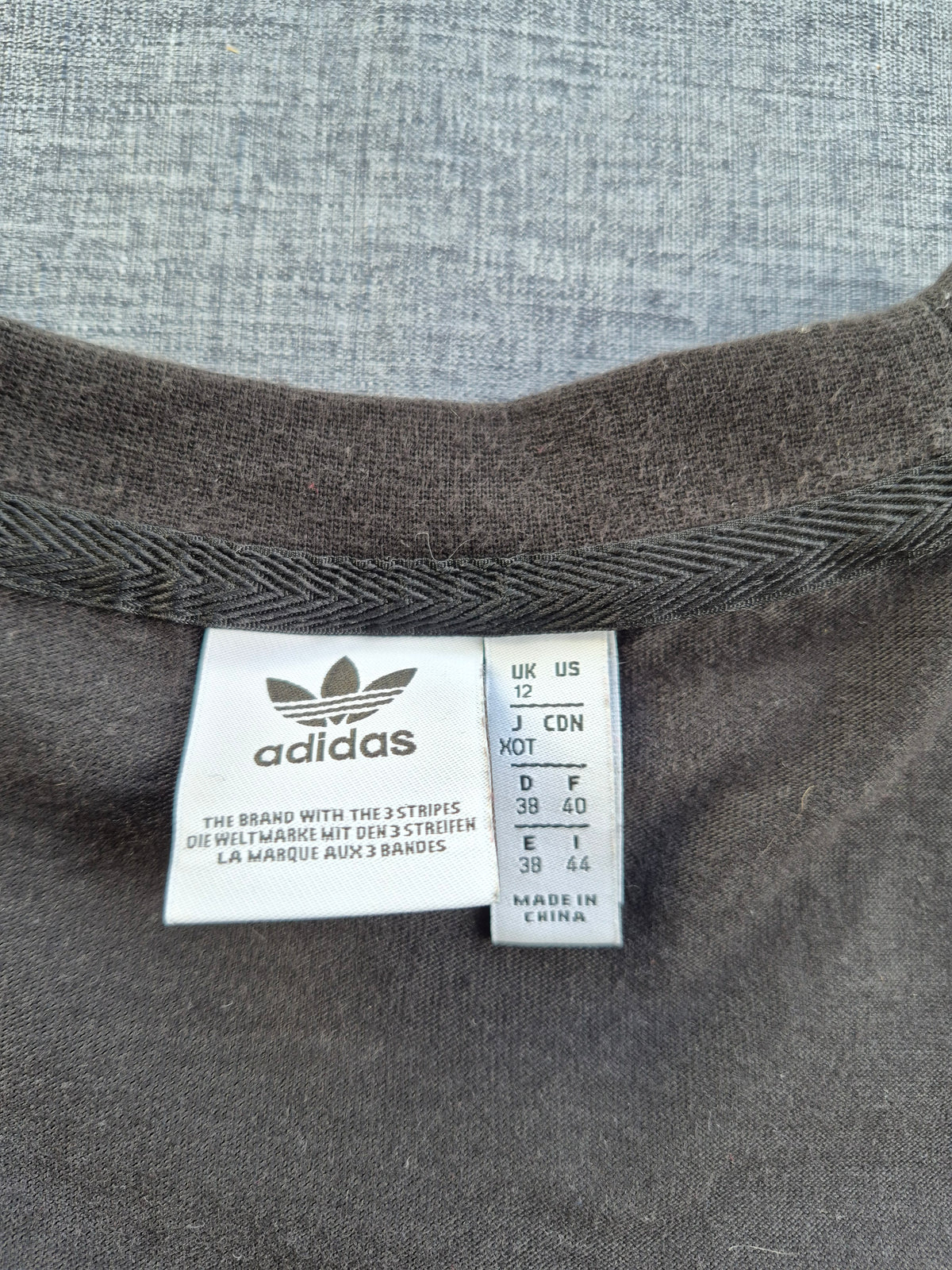 Adidas Originals Damen T-Shirt-Kleid / Longshirt – Schwarz – Gr. 38 (S/M