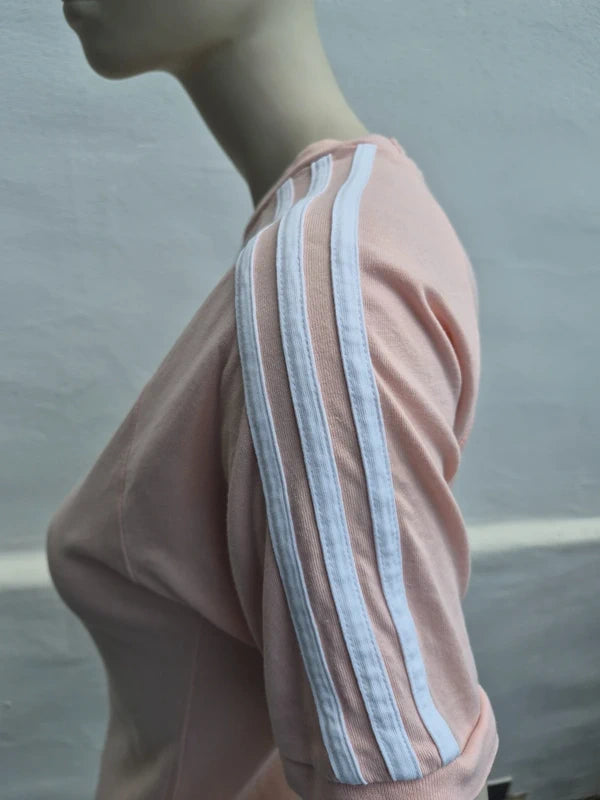 Adidas Originals – Damen 3-Stripes T-Shirt in Pastellrosa (Hazy Rose) – Gr. XS