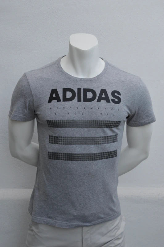 Adidas Performance T-Shirt "Since 1996" in Grau-Melange – Gr. S/M