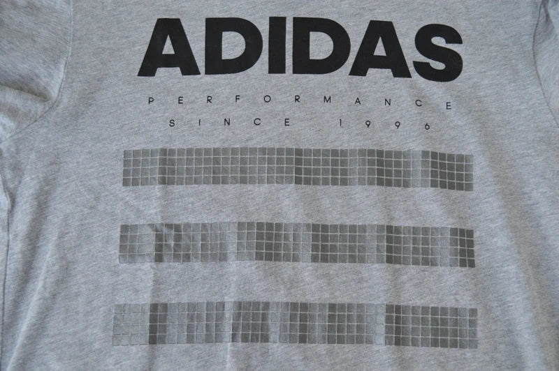 Adidas Performance T-Shirt "Since 1996" in Grau-Melange – Gr. S/M