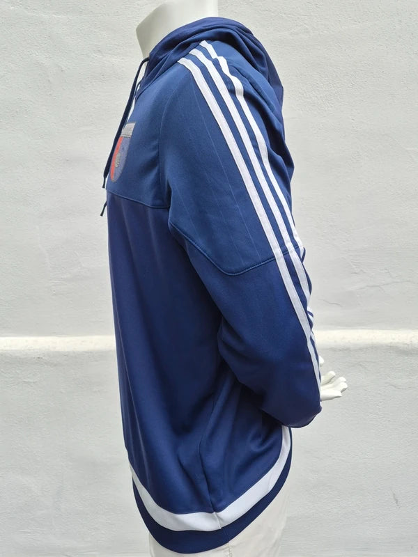 Adidas SV Drochtersen/Assel Herren Teamwear-Hoodie Blau – Gr. L (geschätzt)