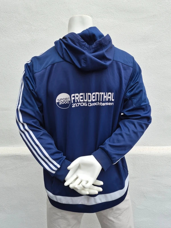 Adidas SV Drochtersen/Assel Herren Teamwear-Hoodie Blau – Gr. L (geschätzt)