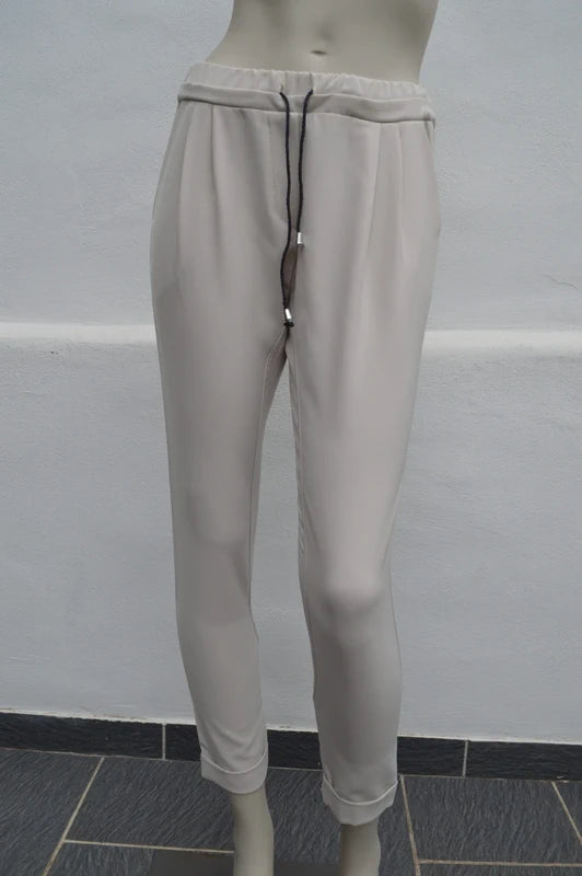 Amélie & Amélie Stretch-Joggpants in Creme – Damen Größe S (Sehr guter Zustand)