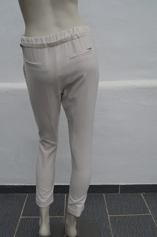 Amélie & Amélie Stretch-Joggpants in Creme – Damen Größe S (Sehr guter Zustand)