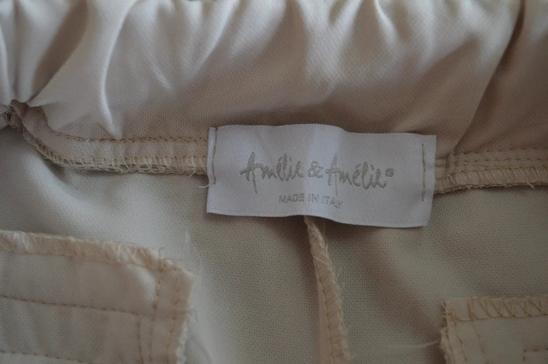 Amélie & Amélie Stretch-Joggpants in Creme – Damen Größe S (Sehr guter Zustand)