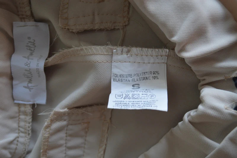 Amélie & Amélie Stretch-Joggpants in Creme – Damen Größe S (Sehr guter Zustand)