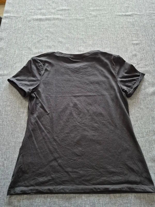 Calvin Klein Jeans Damen Logo T-Shirt in Schwarz – Gr. M