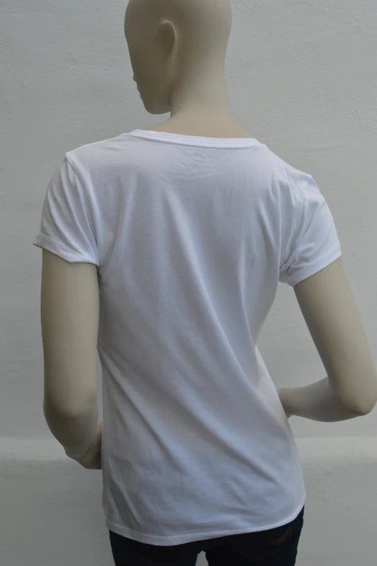 Calvin Klein Jeans Monogram Logo T-Shirt in Weiß (Super Soft) – Gr. S