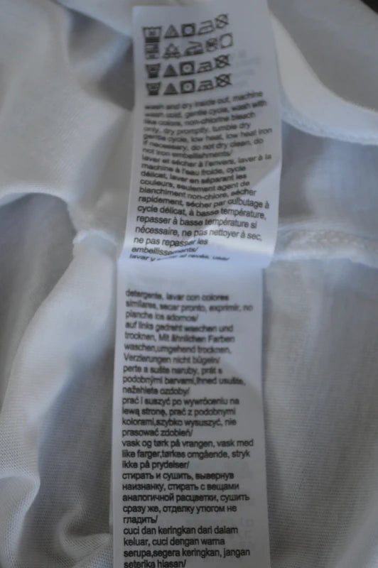 Calvin Klein Jeans Monogram Logo T-Shirt in Weiß (Super Soft) – Gr. S