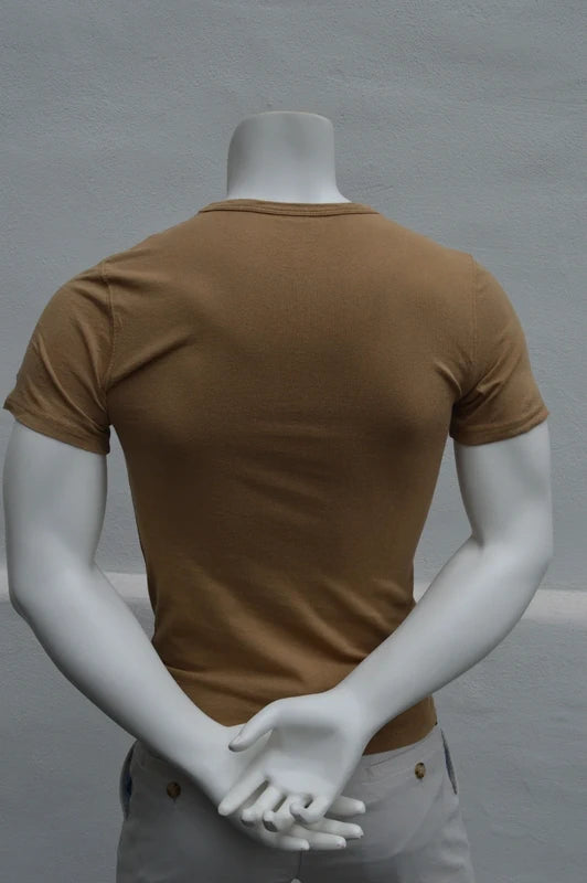 Champion Heritage Herren T-Shirt in Camel  Sand – Gr. XS