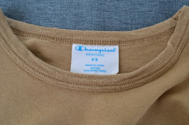Champion Heritage Herren T-Shirt in Camel  Sand – Gr. XS