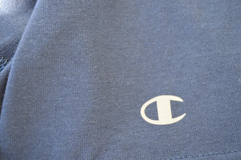 Champion Raglan Performance T-Shirt mit großem Script-Logo in Blau – Gr. XL