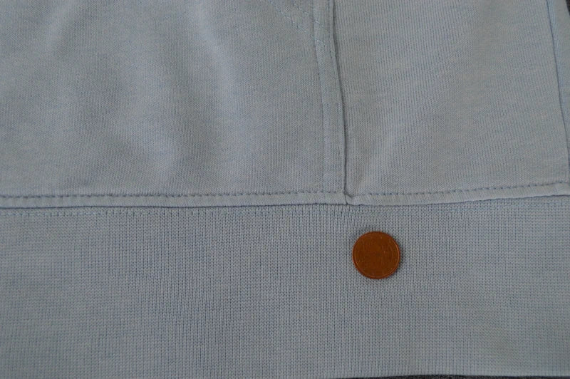Converse Classic Logo Zip-Hoodie – Hellblau – Gr. M (Gepflegt mit Makeln)