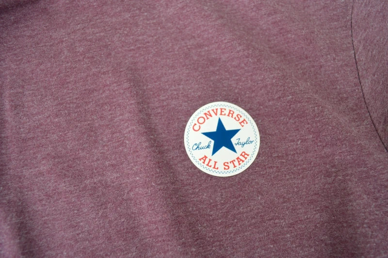 Converse Herren Chuck Taylor All Star Logo T-Shirt in Beere Melange – Gr. L
