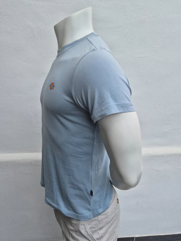 Dickies Herren T-Shirt „Mapleton“ – Hellblau mit Logo-Print – Gr. XS
