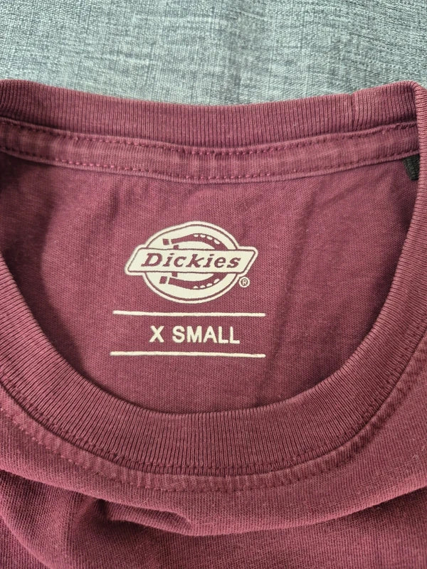 Dickies Herren T-Shirt in Weinrot – Gr. XS