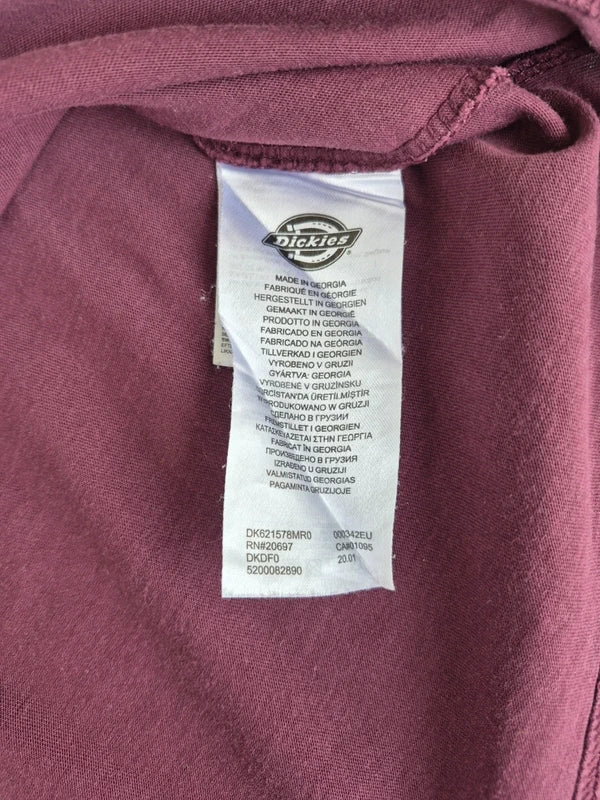 Dickies Herren T-Shirt in Weinrot – Gr. XS