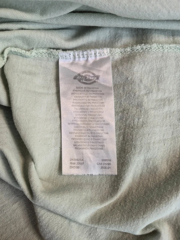 Dickies „Horseshoe Logo“ T-Shirt – Salbeigrün  Mint – Gr. S (Hervorragend)