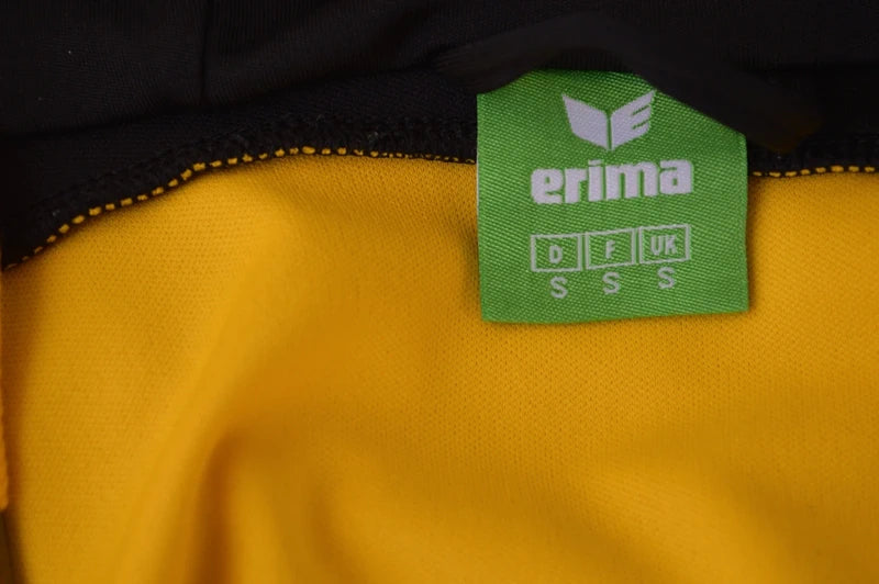 Erima Unisex TuS Marialinden Kapuzenjacke in GelbSchwarz – Gr. S