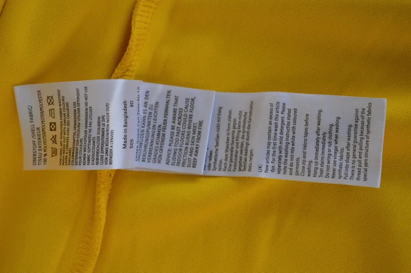 Erima Unisex TuS Marialinden Kapuzenjacke in GelbSchwarz – Gr. S