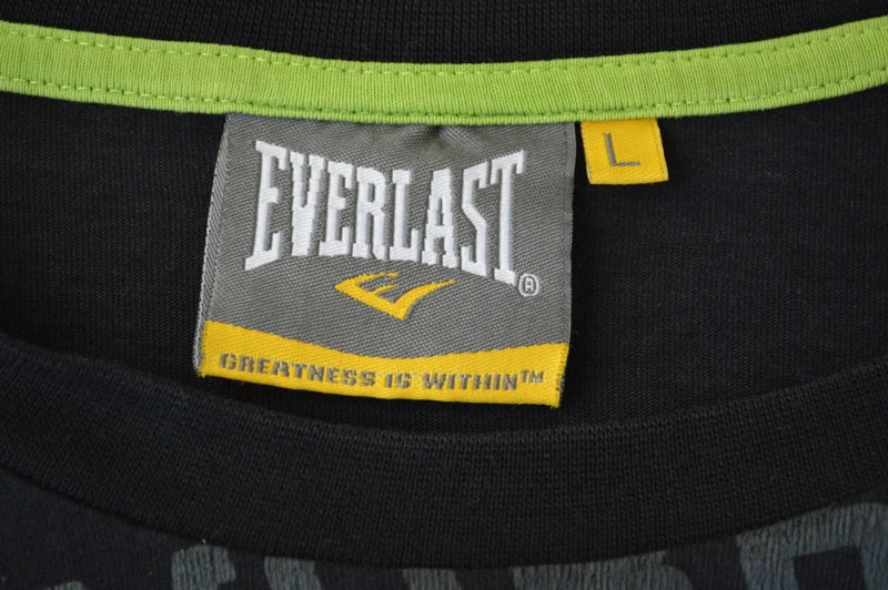 Everlast Classic Logo T-Shirt in Olivgrün – Gr. L