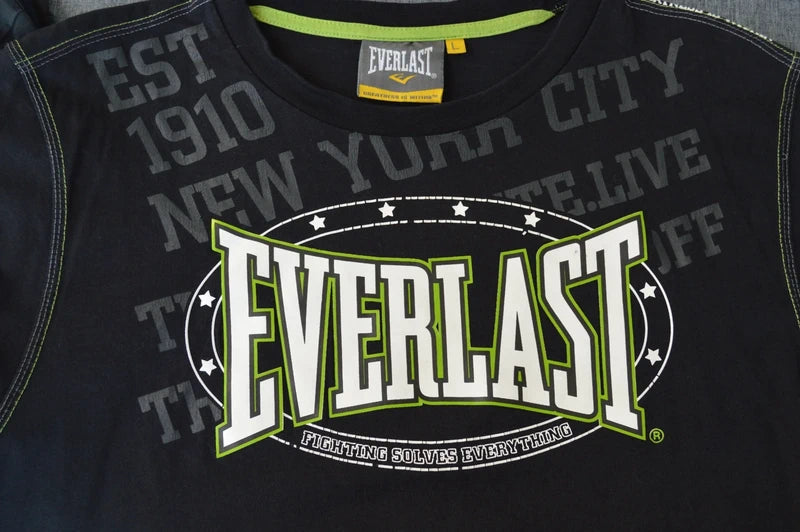Everlast Classic Logo T-Shirt in Olivgrün – Gr. L