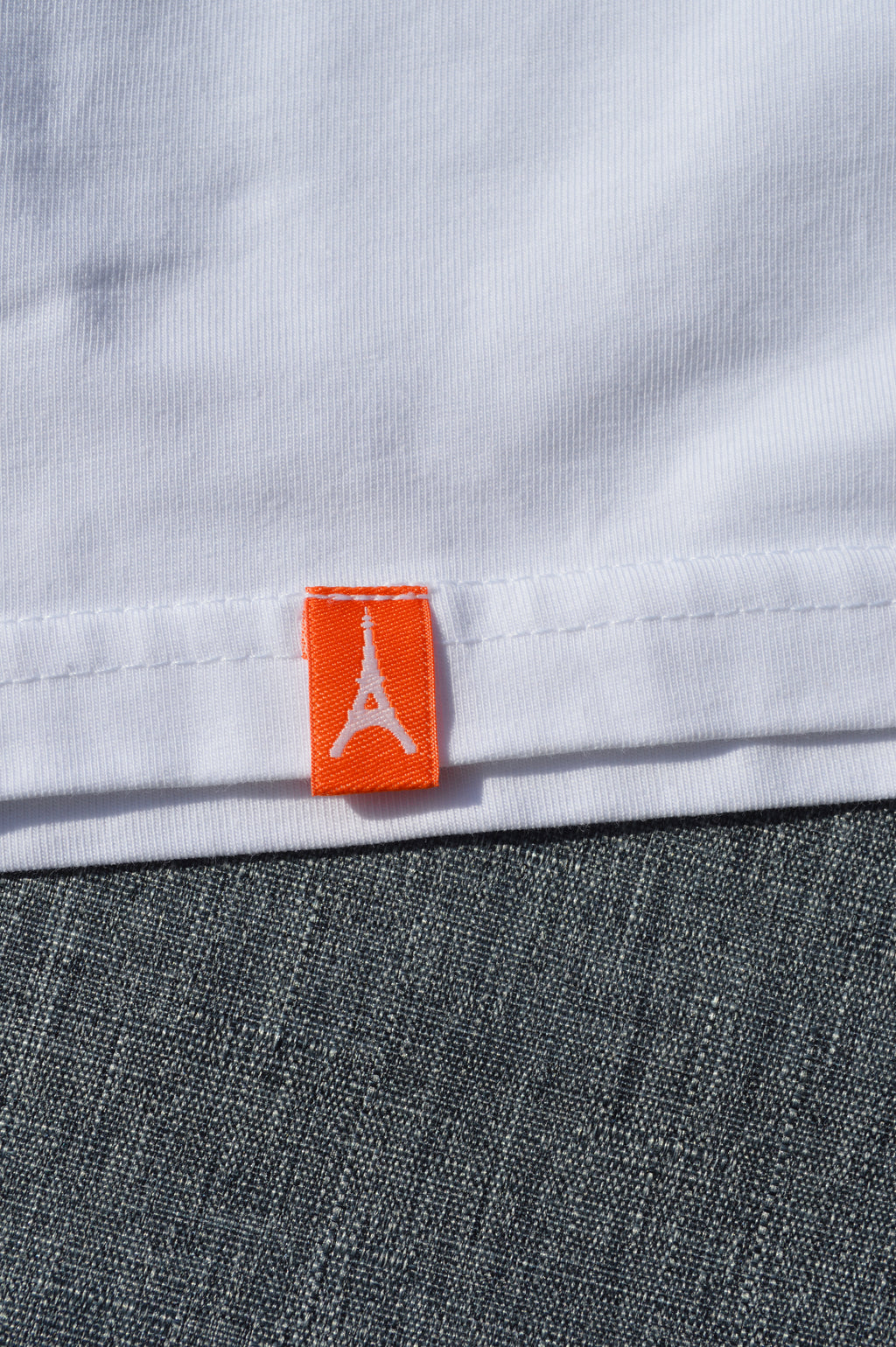 FILA x TeamNL "Paris 2024" Olympia Herren T-Shirt Weiß/Orange – Größe XXL (Boxy/Oversized)
