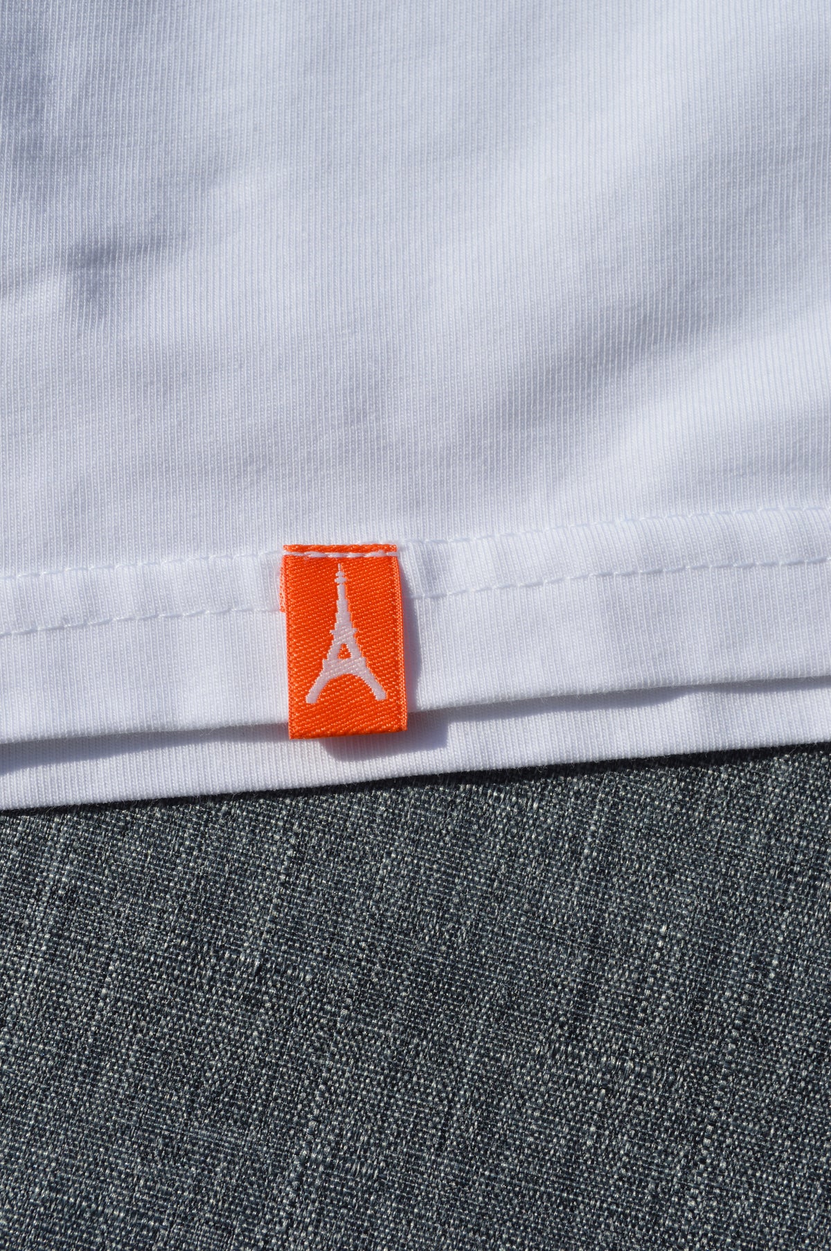 FILA x TeamNL "Paris 2024" Olympia Herren T-Shirt Weiß/Orange – Größe XXL (Boxy/Oversized)