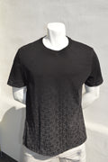 Guess Eco Monogramm T-Shirt Schwarz – Größe XL