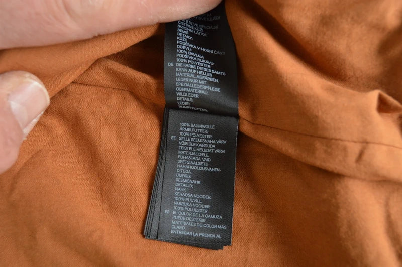 H&M Spring Collection 2014 Premium Wildlederjacke mit Leder-Applikationen – Gr. 42 (M) – Wie neu