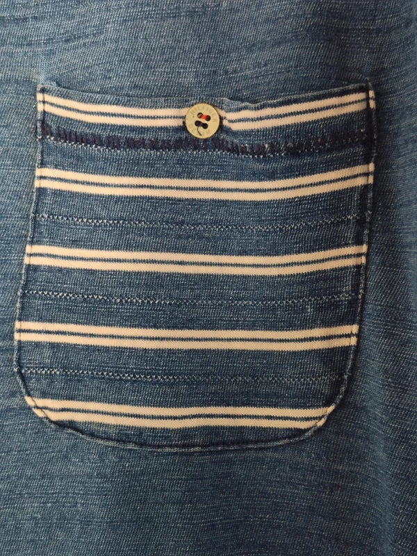 Hilfiger Denim Herren Slub-Jersey T-Shirt Blau – Größe XL (Mit kleinem Makel  Bastler-Schnäppchen)