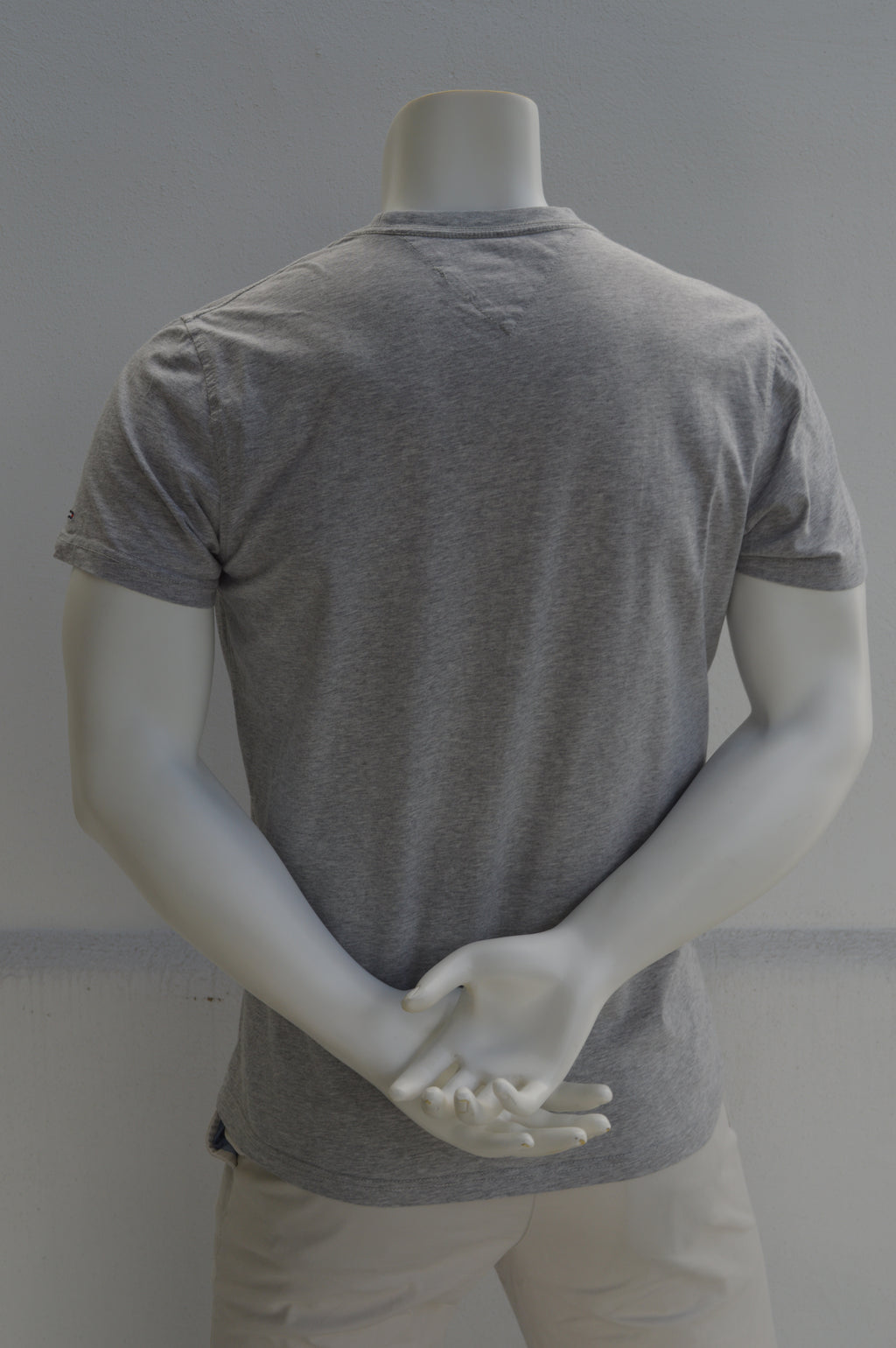 Hilfiger Denim Herren Vintage-Print T-Shirt in Grau-Meliert – Gr. XL