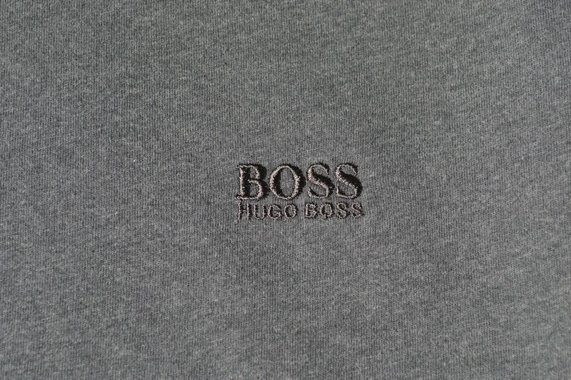 Hugo Boss Classic T-Shirt in Anthrazit mit Logo-Stickerei – Gr. L (Slim Fit)