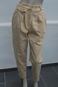 JOSH V Damen High-Waist Bundfaltenhose „Fay“ in Beige – Gr. XS
