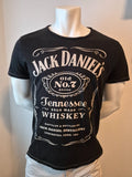 Jack Daniel's Vintage Logo T-Shirt in Schwarz – Gr. XL (fällt wie L aus)