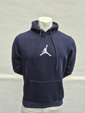 Jordan Herren Jumpman Fleece-Hoodie in Navyblau – Gr. L (ca. L, bitte Maße beachten)