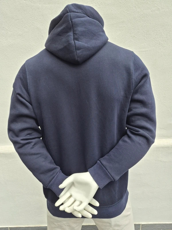 Jordan Herren Jumpman Fleece-Hoodie in Navyblau – Gr. L (ca. L, bitte Maße beachten)