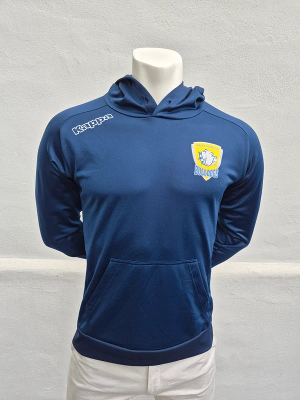 Kappa Capalaba FC Bulldogs Herren Trainings-Hoodie in Petrolblau – Gr. M