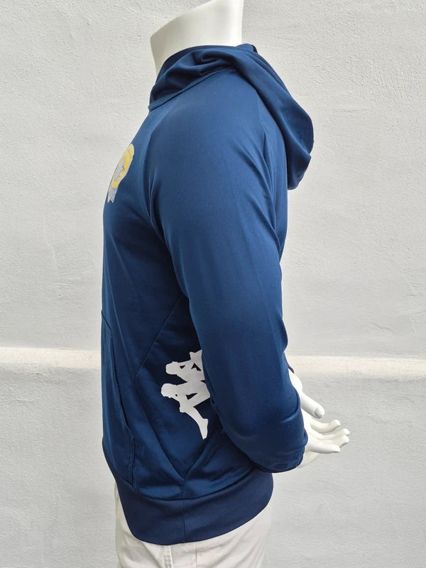Kappa Capalaba FC Bulldogs Herren Trainings-Hoodie in Petrolblau – Gr. M