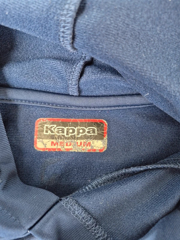 Kappa Capalaba FC Bulldogs Herren Trainings-Hoodie in Petrolblau – Gr. M