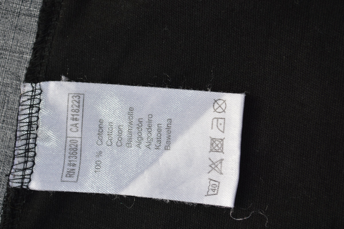 Kappa Herren Banda Ringer T-Shirt in Schwarz/Weiß – Gr. S