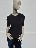 Kappa Unisex Classic Logo T-Shirt in Schwarz – Gr. XL (fällt kleiner aus!)