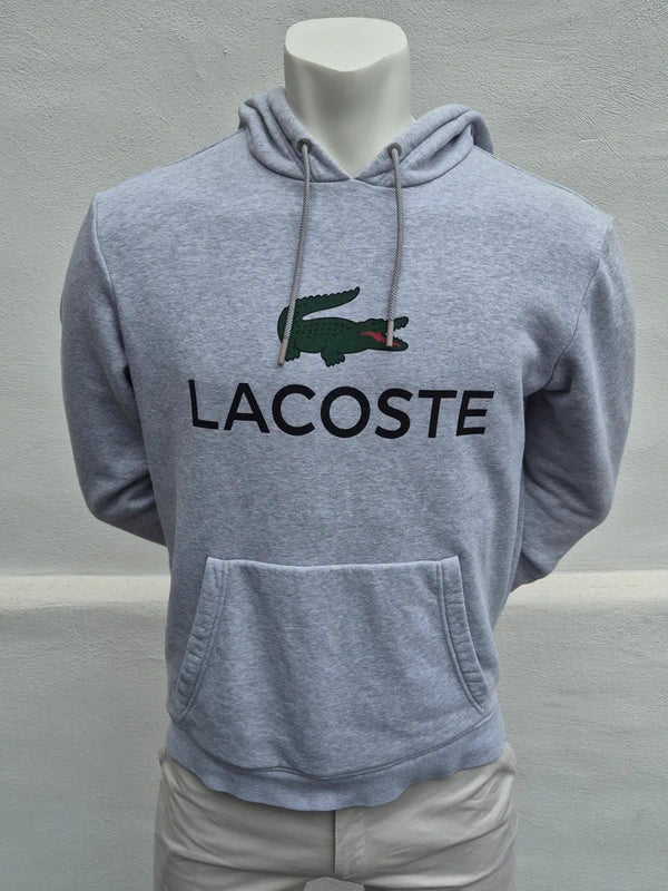 Lacoste Hoodie | Grau Meliert | Gr. L (FR 5) | Sehr Guter Zustand