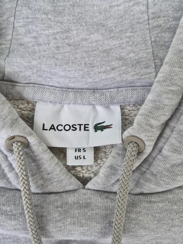 Lacoste Hoodie | Grau Meliert | Gr. L (FR 5) | Sehr Guter Zustand