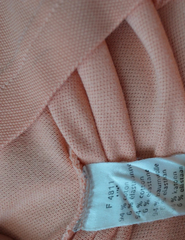 Lacoste – Damen Piqué-Stretch Poloshirt in Apricot  Pfirsich – Gr. 38 (SM)