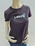 Levi's Batwing Logo T-Shirt Dunkelgrau / Washed Black Gr. M | Vintage Style