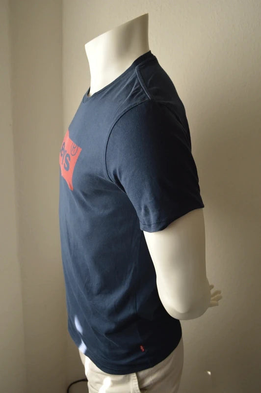 Levi's Classic Batwing Logo T-Shirt in Dunkelblau – Gr. M