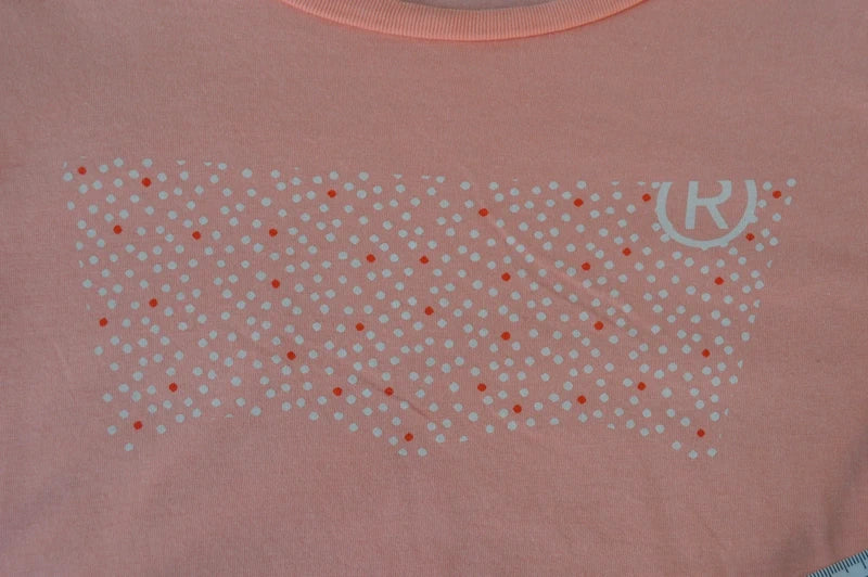 Levi's Classic Dot Batwing Logo T-Shirt in PfirsichApricot – Gr. M